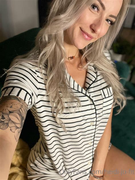 Heidi jo fit onlyfans - OnlyFans is the social platform revolutionizing creator and fan connections. The site is inclusive of artists and content creators from all genres and allows them to monetize their content while developing authentic relationships with their fanbase. 